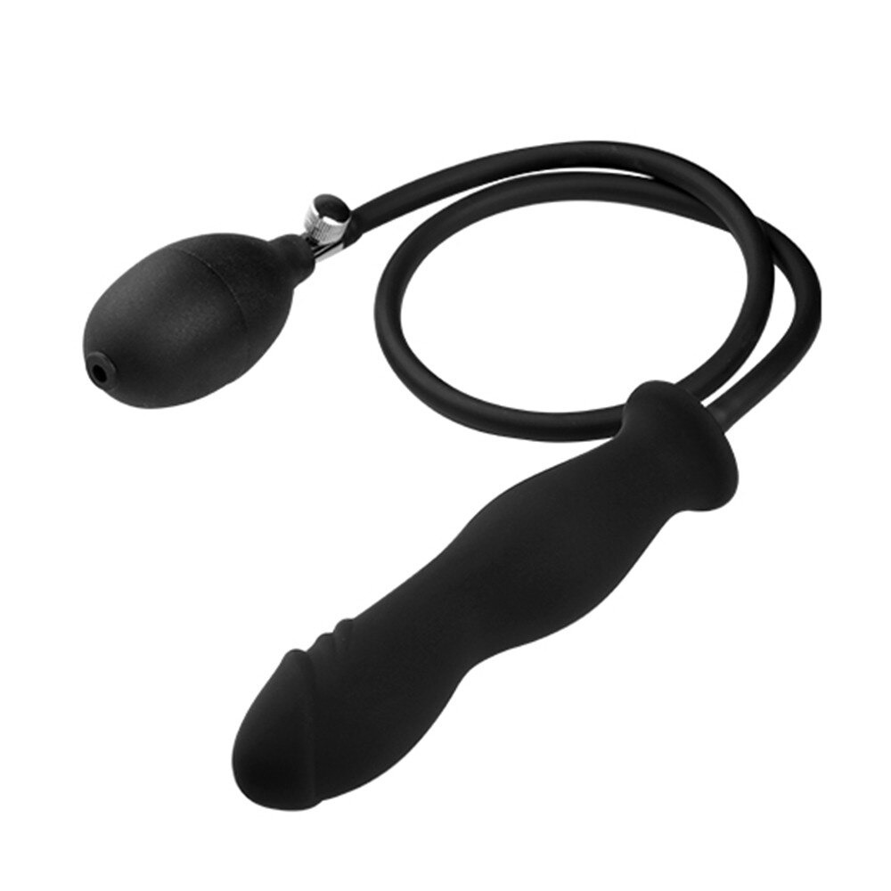 Silicone Inflatable Anal Dildo for Ladies / Adult Sex Toy Anal Douche Plug - EVE's SECRETS