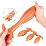 Silicone Large Anal Plugs in 3 Sizes / Anus Dilators for Women and Men
