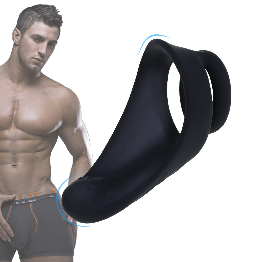 Silicone Penis Ring for Enhancing Erection / Sex Toys for Men / Double Rings for Adult Games - EVE's SECRETS