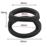 Silicone Penis Ring Sex Toys for Men / Cock Enlargement Strapon Delay Ejaculation Erotic Tool - EVE's SECRETS