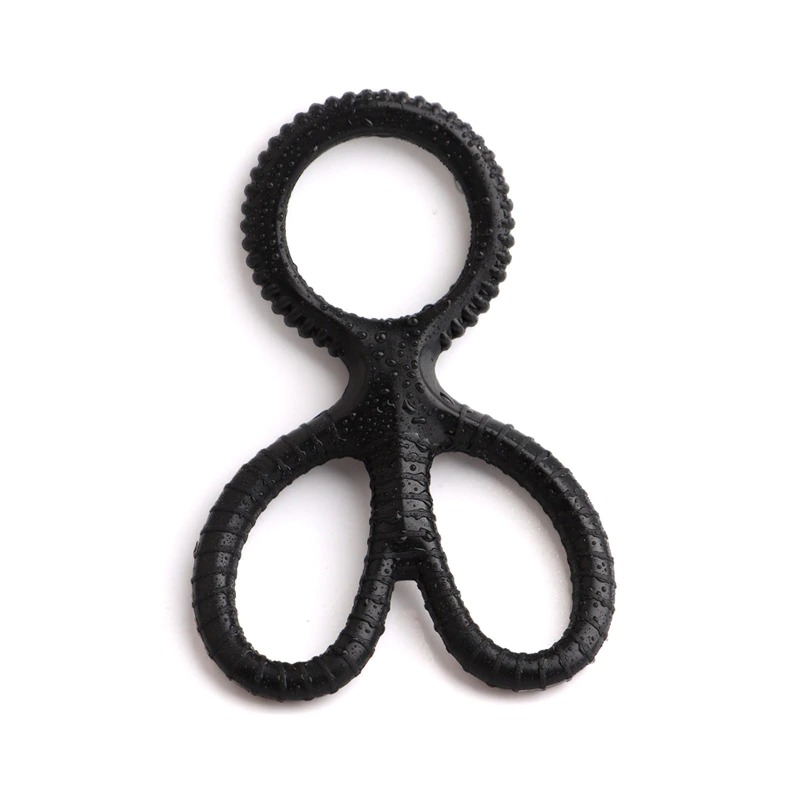 Silicone Three Ring Penis Ring for Men / Cock Ring for Remaining Erect / Adult Sex Toys - EVE's SECRETS