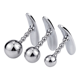 Silver Anus Sex Toys / Anal Plug With Flexible Head / Unisex Stainless Steel Masturbator - EVE's SECRETS