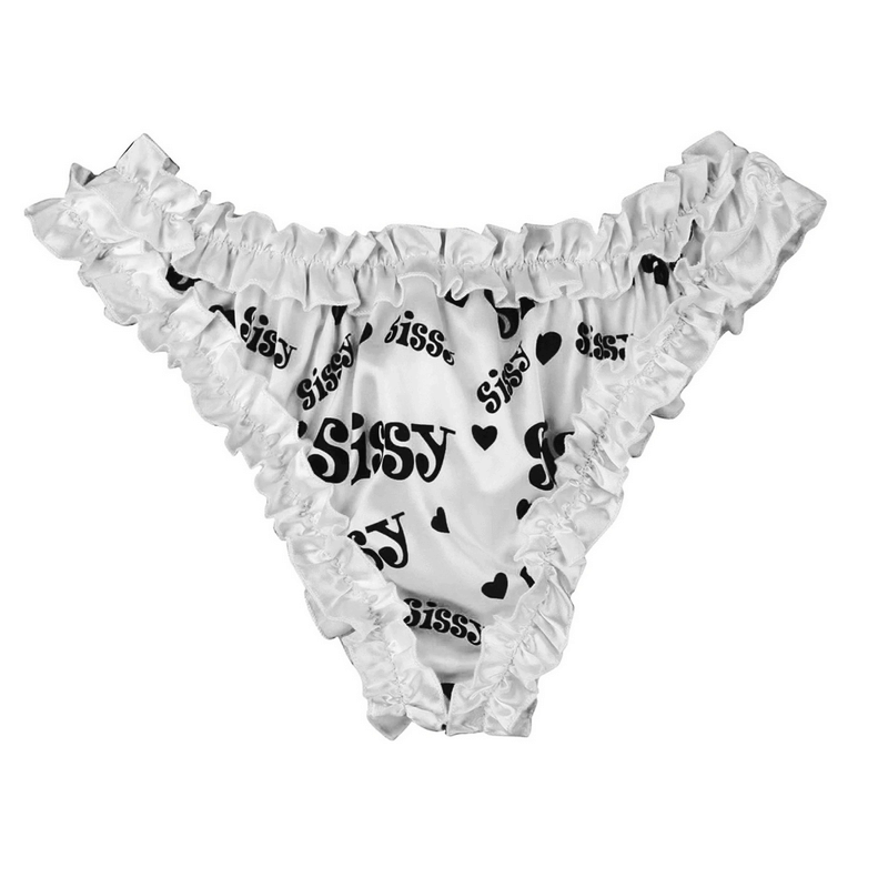 Sissy Lingerie Underwear / High Cut Male Ruffled Panties / Sexy Underpants For Men - EVE's SECRETS