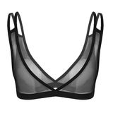 Sleeveless See-Through Women's Lingerie / Wire-free Mesh Bra / Breathable Seamless Top for Female - EVE's SECRETS