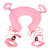 Soft Handcuffs, Legcuffs and U-Shaped Pillow BDSM 3Pcs Set / Fetish Bandage for Adult Games - EVE's SECRETS