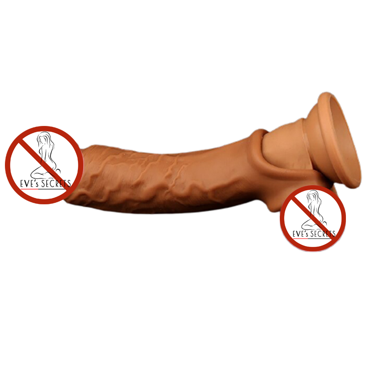 Soft Liquid Silicone Sleeve Penis Ring / Adult Cock Ring for Men - EVE's SECRETS