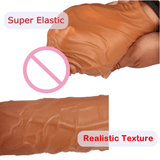 Realistic Penis Extension Sleeve / Male Soft Silicone Sex Toys - EVE's SECRETS