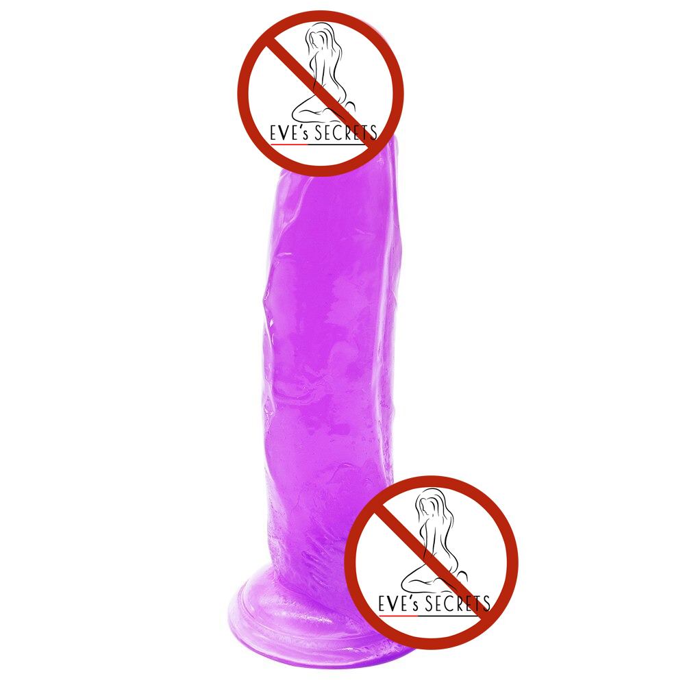 Soft Long Realistic Jelly Dildo for Women / Medical Silicone Dildo in Secret Packaging - EVE's SECRETS