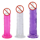 Weicher realistischer Jelly-Penis für Frauen / elastischer großer Dildo für Erwachsene / weibliches Sexspielzeug Dick 