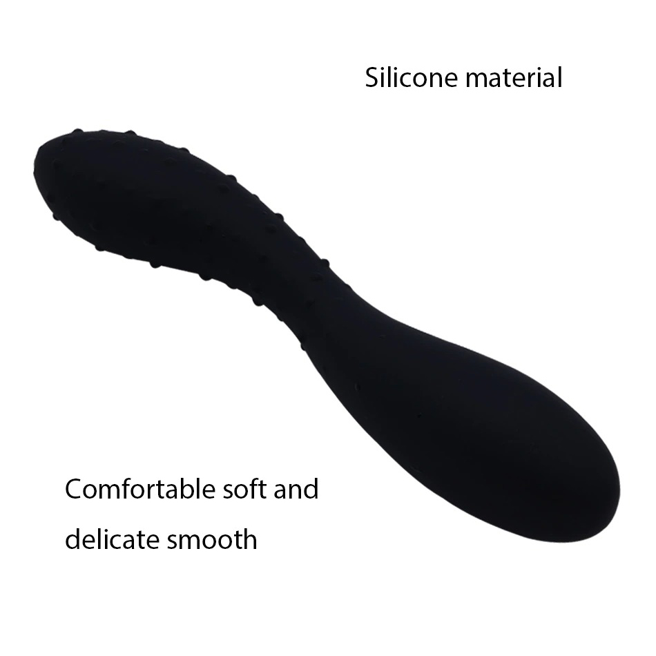 Soft Silicone Black Dildo / Vaginal and Anal Toy / G-Spot Mastrubator - EVE's SECRETS