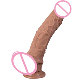 Soft Silicone Realistic Big Dildo / Artificial Penis with Suction Cup - EVE's SECRETS