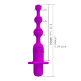 Soft Silicone Vibrating Anal Beads / Butt Plug Vibrator / Adult Sex Toys for Woman - EVE's SECRETS
