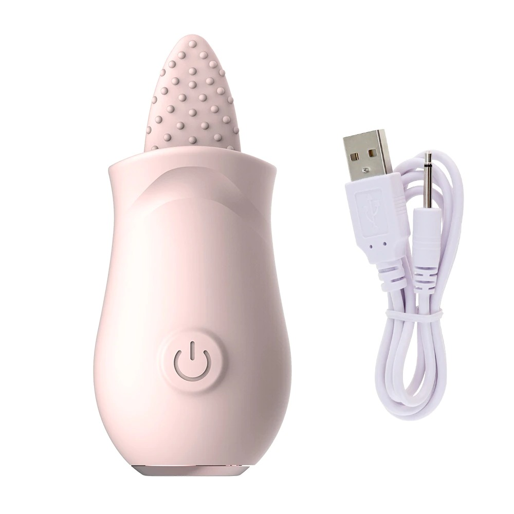 Soft Vibrator Tongue Licking / Mini Clitoral Stimulator for Women / Adult G-Spot Masturbator - EVE's SECRETS