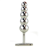 Stainless Steel Beaded Anal Plug / Metal Sex Toys For Men & Women - EVE's SECRETS
