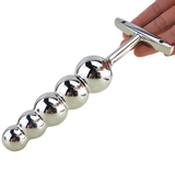 Stainless Steel Beaded Anal Plug / Metal Sex Toys For Men & Women - EVE's SECRETS