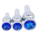 Stainless Steel Butt Plugs 3Pcs Set / Anal Toys for Adult Games - EVE's SECRETS