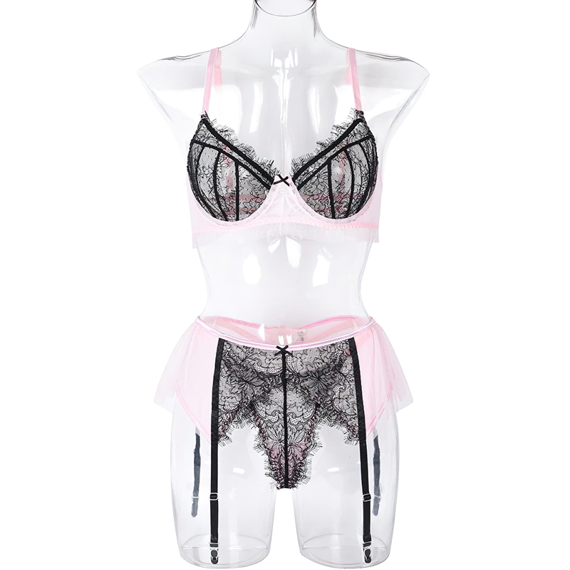 Stylish Erotic Lingerie For Women / Fancy Transparent Set Underwear / Sensual Intimate Apparel - EVE's SECRETS