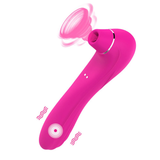 Klitorissaugvibratoren / G-Punkt-Vibratoren / Vaginalmassagegeräte in zwei Farben 