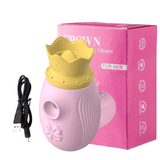 Suction and Licking Clitoral Vibrator / Crown Design Erotic Stimulator for Women - EVE's SECRETS