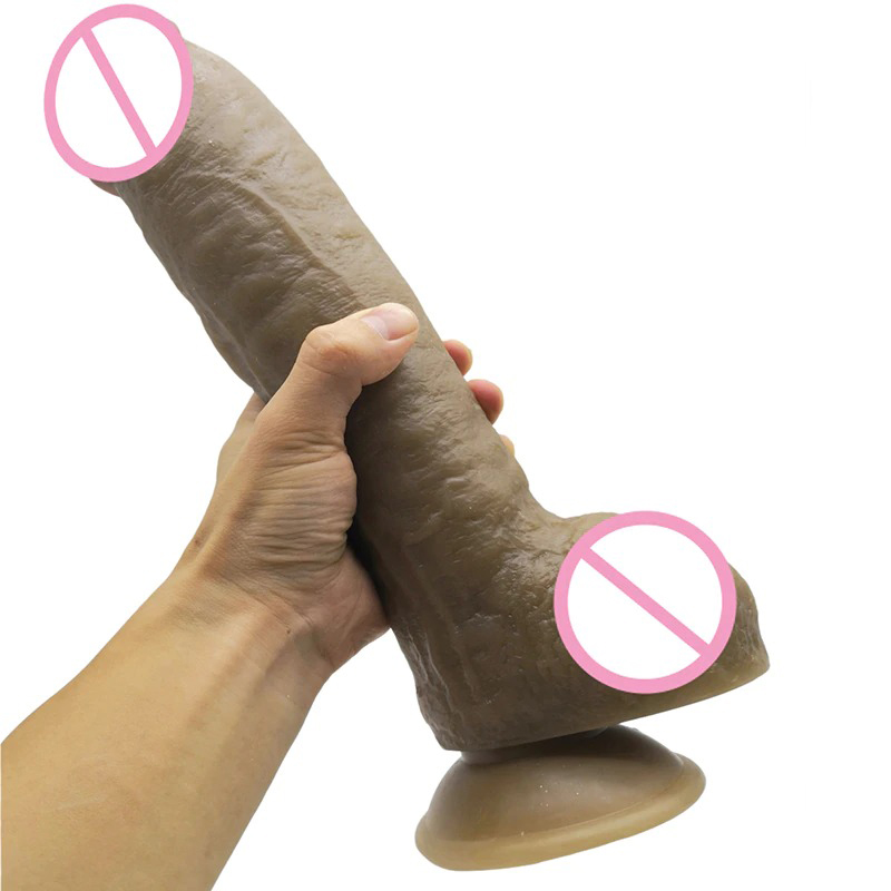 Super Big and Soft Dildo with Suction Cup / Realistic Huge Penis for Sex Games - EVE's SECRETS