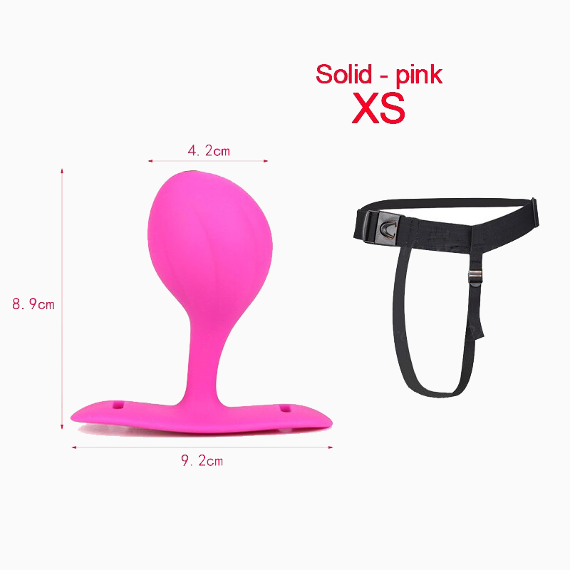 Super Large Wearable Anal Plug with Panties / Unisex Adult Strap-On Anal Butt Plug - EVE's SECRETS