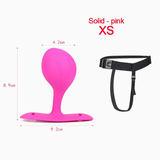 Super Large Wearable Anal Plug with Panties / Unisex Adult Strap-On Anal Butt Plug - EVE's SECRETS