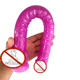 Super Long 40cm Dildo with Suction Cup / Soft Dick for Vaginal Masturbation / Realistic Penis for Ladies - EVE's SECRETS