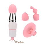 Three-Piece Tongue Vibrators For Women / Oral Licking Clitoris Stimulator Sex Toys - EVE's SECRETS