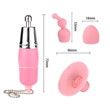 Three-Piece Tongue Vibrators For Women / Oral Licking Clitoris Stimulator Sex Toys - EVE's SECRETS