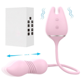 Thrusting 9 Speed Vibrator for Women / Nipple Clip and Clitoris Stimulation / Female Sex Toys - EVE's SECRETS