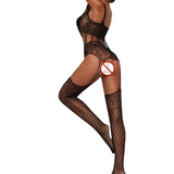 Tights Black Pantyhose for Ladies / Mesh Sexy Stockings / Female Erotic Bodystocking - EVE's SECRETS