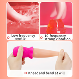 Tongue G-Spot Vibrator / Women's Clitoral Massager / Female Realistic Design Sex Toys - EVE's SECRETS