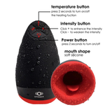 Tongue Vibrator for Men Masturbation / Silicone Automatic Heating Penis Vibrator for Adult - EVE's SECRETS