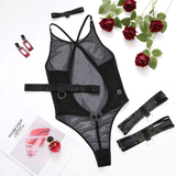 Transparent Sexy Bodysuit For Women / Exotic Mesh Lingerie / Stylish Clubwear Costume - EVE's SECRETS