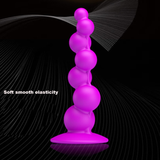 Unisex Anal Beads / Pink Sex Toys With Sucker / Soft And Smooth Silicone Massager - EVE's SECRETS