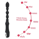 Unisex Anal Vibrator with Long Beads / Male Anal Prostate Massager / Adult Women Sex Toy - EVE's SECRETS