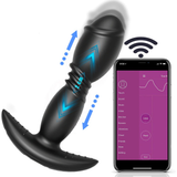 Unisex Anal Vibrator with Remote Control / Dual Thrusting Dildo Vibrator / Adult Sex Toy - EVE's SECRETS