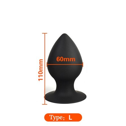 Unisex Big Anal Sex Toys for Adult / Large Erotic Anal Butt Plug - EVE's SECRETS
