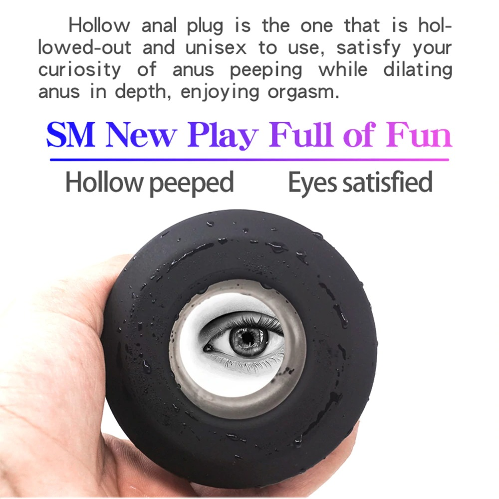 Unisex Hollow Anal Plug / Adult Large Butt Plug / Medical Silicone Anal Sex Toy - EVE's SECRETS