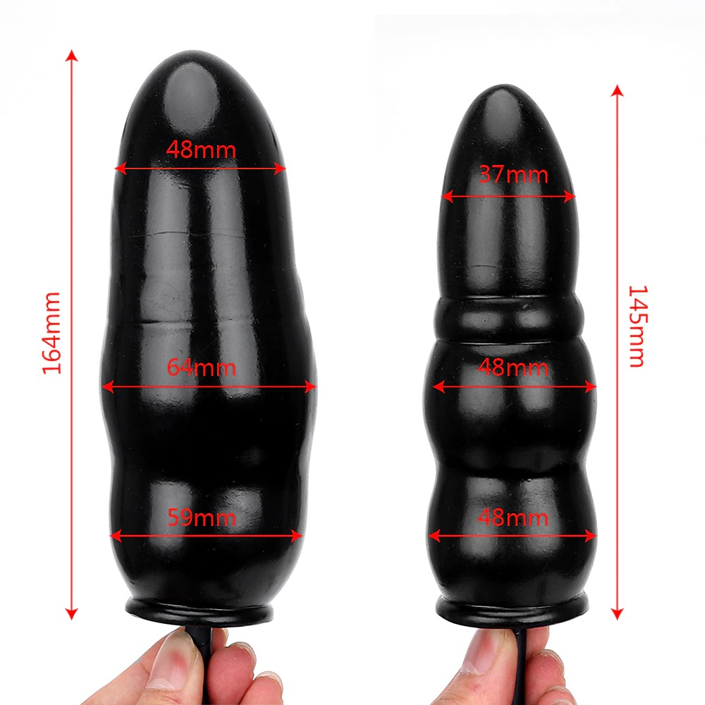 Unisex Inflatable Anal Plug / Expandable Butt Plug With Pump / Anal Dilator Massager for Adult - EVE's SECRETS