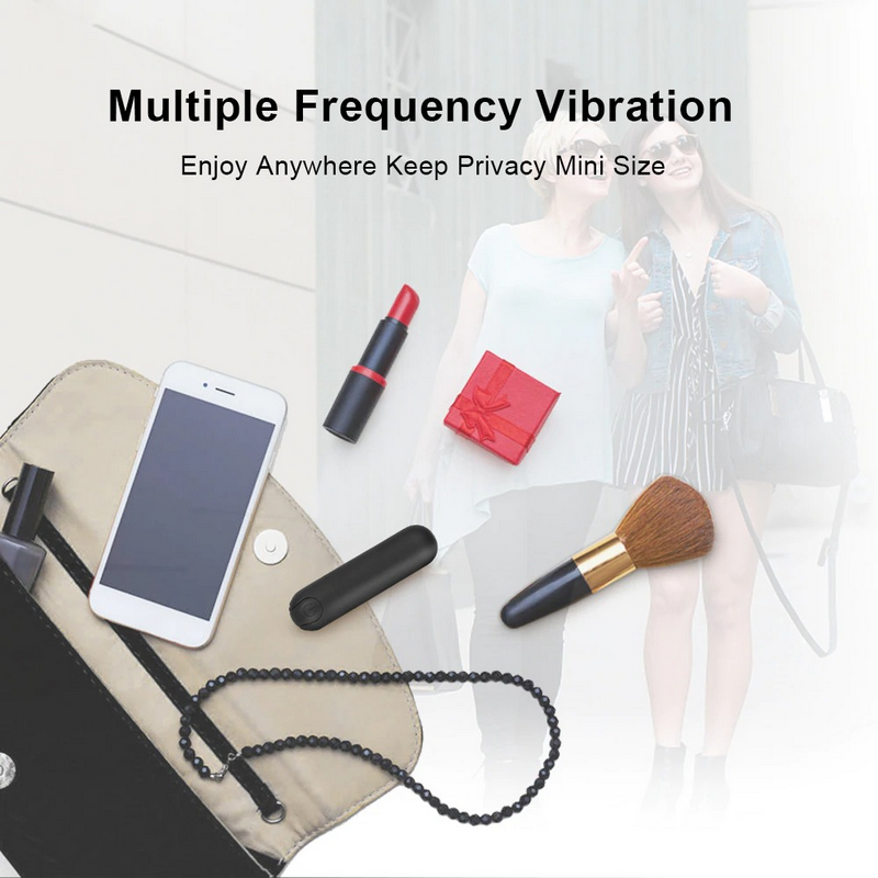 USB Charge Powerful Mini Bullet Vibrator / Women's Clitoral G-Spot Stimulator - EVE's SECRETS