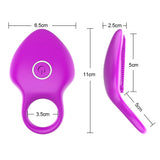 USB Charging Cock Ring Vibrator / 10 Vibration Modes Penis Massager / Sex Toys for Men and Couples - EVE's SECRETS