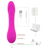 USB Rechargeable Dildo Vibrator / G-Spot and Clitoris Stimulator / Female Masturbator - EVE's SECRETS