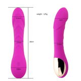 USB Rechargeable Dildo Vibrator / G-Spot and Clitoris Stimulator / Female Masturbator - EVE's SECRETS