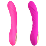 USB-wiederaufladbarer Dildo-Vibrator / G-Punkt- und Klitoris-Stimulator / weiblicher Masturbator 