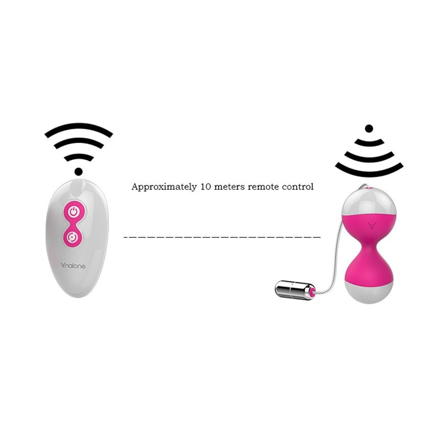 Vaginal Tight Trainer for Women / Wireless Vibrating Eggs / Kegel Balls with Heating - EVE's SECRETS