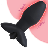 Vibrating Anal Butt Plug Vibrator / Prostate Massager Bullet Dildo / Silicone Anus Stimulator - EVE's SECRETS