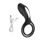 Cock Rings with Clitoral Vibration Function / Men's Vibrating Penis Ring