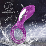Vibrating Male Cock Rings / Clitoris Stimulation Vibrator / Ejaculation Delay Men Penis Ring - EVE's SECRETS