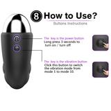 Vibrating Prostate Silicone Massager / Men's Anal Plug with USB Charge / Anal Sex Toys - EVE's SECRETS